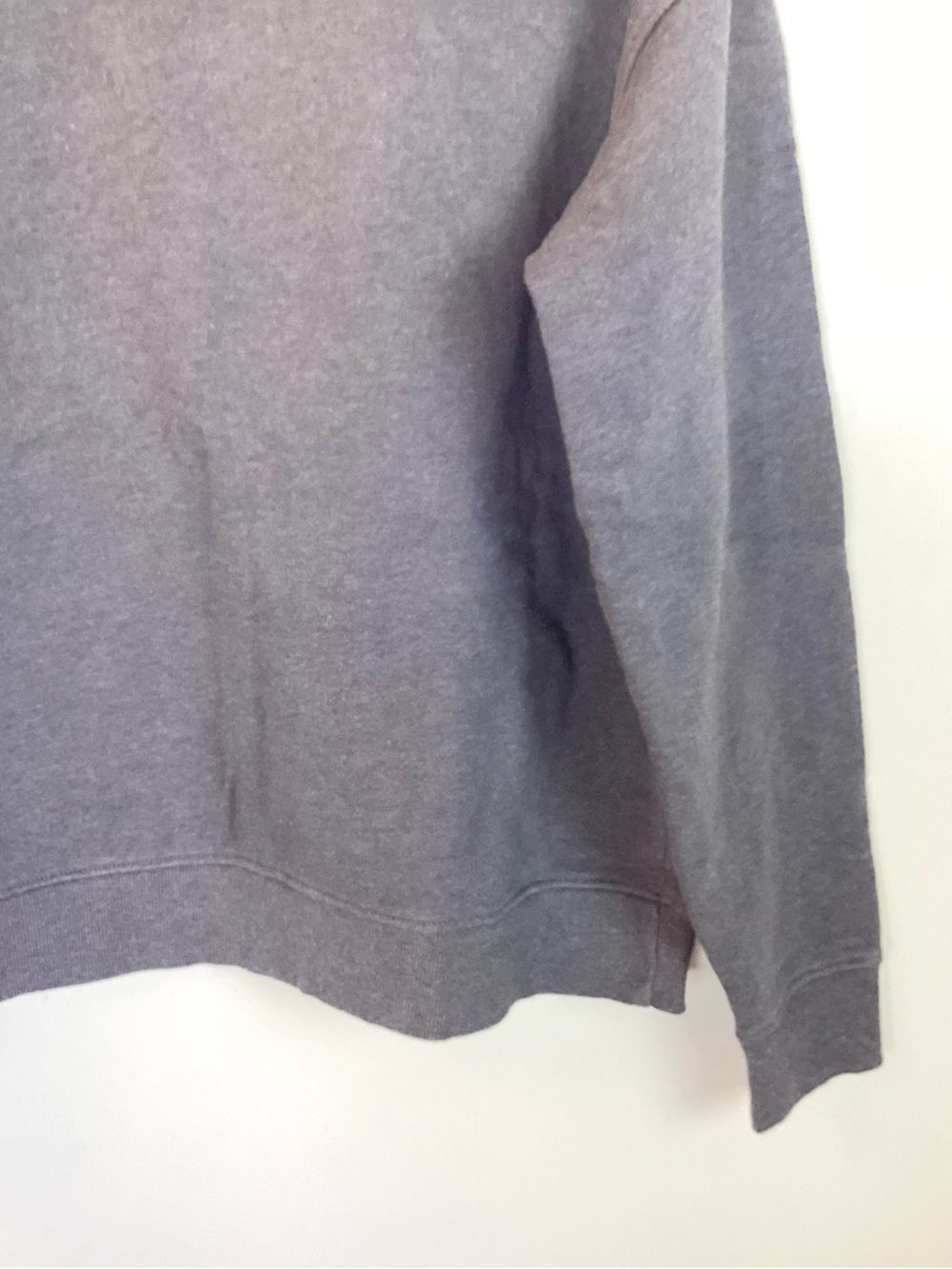 NWOT Pact Organic Crewneck Pullover Sweatshirt - Gray - L - Picture 3 of 8